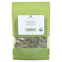 Biokoma Organic Coltsfoot Leaves 50g 1.76oz USDA Organic Tussilago farfara Dried Herb Cut & Sifted Respiratory Support Soothing Herbal Tea Resealable