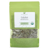 Biokoma Organic Coltsfoot Leaves 50g 1.76oz USDA Organic Tussilago farfara Dried Herb Cut & Sifted Respiratory Support Soothing Herbal Tea Resealable