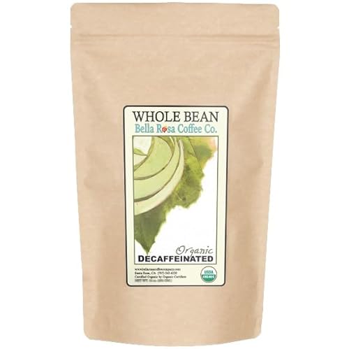 Organic Decaf, 12 oz. Fresh Whole Bean Coffee, Dark Roast, 1 Bag