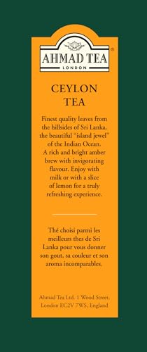 Ahmad Tea Black Tea, Ceylon Loose Leaf, 454g - Caffeinated & Sugar-Free (pack of 1)