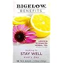 Bigelow Tea Tea - Lemon Echinacea - Stay Well - Case of 6 - 18 BAG