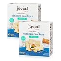 Jovial Organic Sourdough Einkorn Sea Salt Crackers - Sourdough Crackers for Cheese Platter, Made with Einkorn, USDA Organic, Non-GMO - 4.5 Oz, 2 Pack