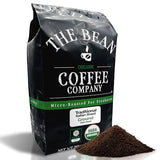 The Bean Organic Coffee Company Il Chicco (Traditional Italian Roast), Dark Roast, Ground Coffee, 5-Pound Bag,Café molido tostado organico