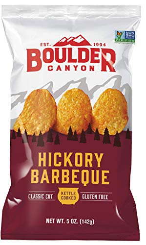 Boulder Chips Hickory BBQ Potato Chips, 5 Ounce - 12 per case.