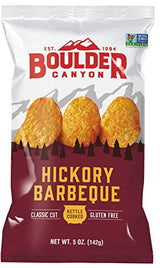 Boulder Chips Hickory BBQ Potato Chips, 5 Ounce - 12 per case.