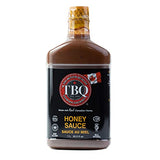 TBQ - Honey Barbecue Sauce, Honey Hot Sauce, Vegan Honey BBQ Sauce, Barbecue Marinade and Sauces for Salmon, Ribs, Vegetables, and More, Made of Real