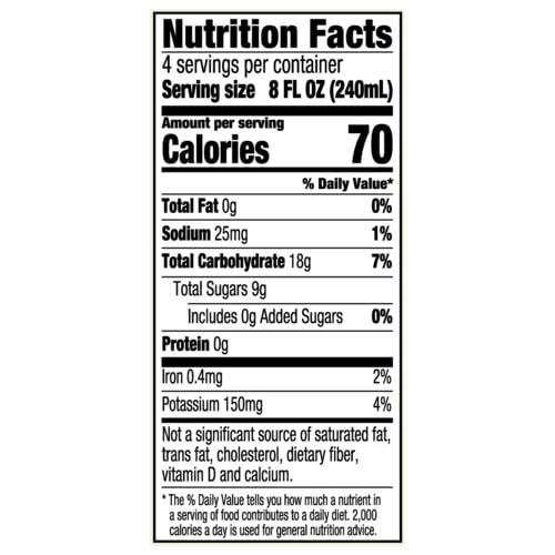 R.W. Knudsen Just Cranberry Juice, 32 fl oz (Pack of 1)