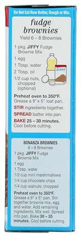 Fudge Brownie Mix - Delicious Brownie Mix, 8 oz,(Jiffy)