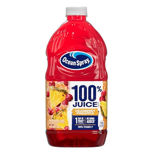 Ocean Spray® 100% Juice Cranberry Pineapple Juice Blend, 64 Fl Oz Bottle