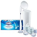 Clorox ToiletWand Disposable Toilet Cleaning System, Spring Cleaning Essential, ToiletWand, Storage Caddy, and 16 Disinfecting ToiletWand Scrubbing