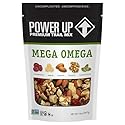 Power Up Trail Mix, Mega Omega Trail Mix, Non-GMO, Vegan, Gluten Free, No Artificial Ingredients, Gourmet Nut, 14 Ounce Bag
