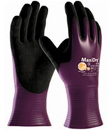 ATG 56-426/XXL Maxidry By Atg, Drivers Style, Prpl./Blk. Nitrile Non-Slip Purple