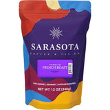 French Roast Ground Coffee | Dark Roast European Coffee | Extra Bold Strong Ground | Low Acid, Specialty Grade | 12 oz