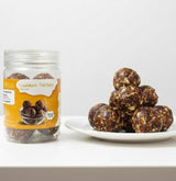 Three Leaves Natures Care Protein Rich Biotin Ladoos for Women, Natural Energy Bites with Dates, Dry Fruits and Seeds, No Added Sugar, High Protein