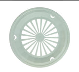 Cooking Concepts Bright Colored Plastic Paper Plate Holders for 9 Inch Paper Plates, 8 Piece Set (Mint)