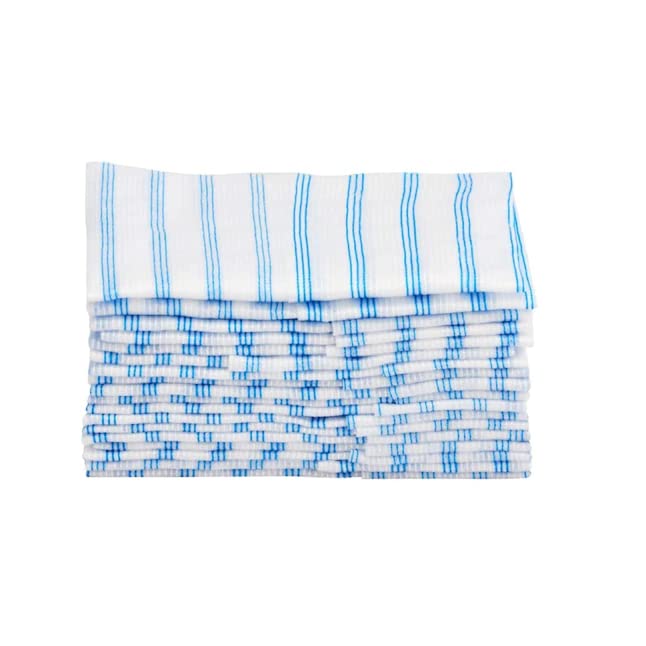 Rubbermaid Commercial Products HYGEN Disposable Microfiber Cloth Pack, 35 Count, 12"x12", Paperless Paper Towels, with Scrubbing/Scouring Stripes, Dry