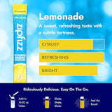 Zipfizz Stevia Energy Drink Powder, Lemonade, 10 Pack - 3-in-1 Sustained Energy, Rapid Hydration & Essential Vitamins - Sugar-Free, Non-Effervescent