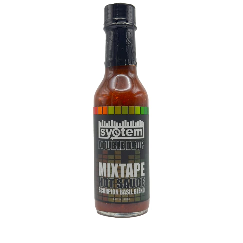 Scorpion Basil Hot Sauce, 5 fl. oz. - Smokey & Very Hot, Small Batch, Texas Craft Hot Sauce, Family Owned and Operated