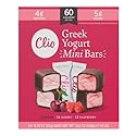 Grocerama Clio Mini Greek Yogurt Bars Variety Pack | Raspberry and Cherry | 24 ct.