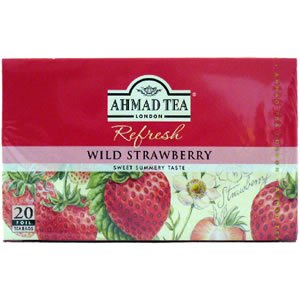 Ahmad Herbal Tea Bags, 20 Bags( Pack of 2) (Wild Strawberry)
