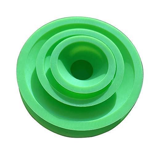Green Piece® Glass Cleaner (Made in USA) - 2 of the 16 oz bottles with a Set of 3 Silicone Plugs and a 5 Piece Mini Metal Nylon Brush