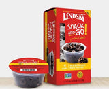 Lindsay Sliced Black Olive Snack Cups, 4- 1.2 oz cups (4.8 oz)