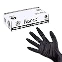 Karat Nitrile Powder-Free Gloves (Black) - Case of 1000 (Large)