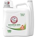 ARM & HAMMER Sensitive Skin Free & Clear, 140 Loads Liquid Laundry Detergent, 140 Fl oz