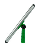 Unger Commercial 18" Swivel Strip T-Bar Window Washer Handle - Lightweight Aluminum with 7-Position Adjustable Head for Hard-to-Reach Areas SV450