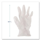 Boardwalk 361XLCT Exam Vinyl Gloves Clear X-Large 3 3/5 mil 1000/Carton