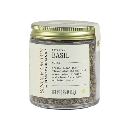 Simply Organic Single Origin Egyptian Basil, Organic, 0.85 Ounce