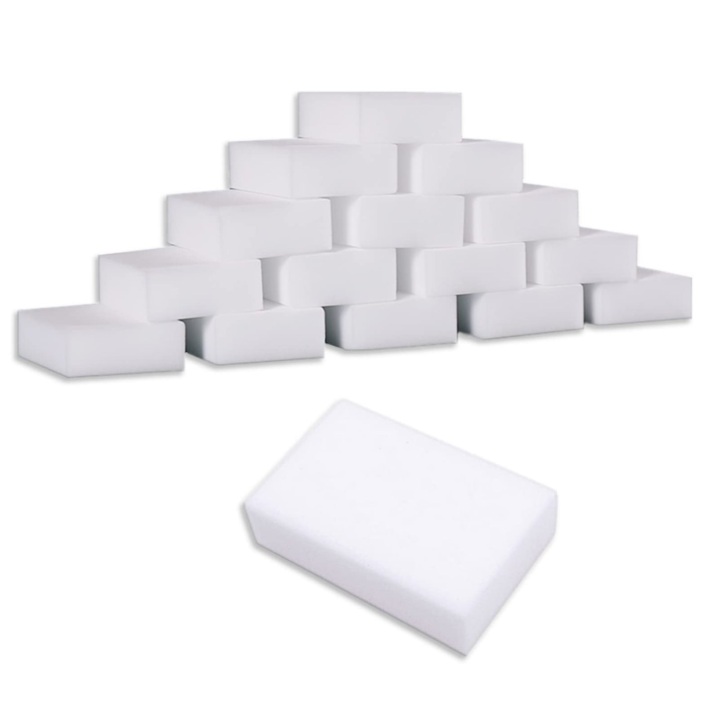 Magic Sponges Cleaning Eraser,50 Pack Melamine Sponge Foam Pads,Multi-Functional Household Cleaning Kitchen Dish Sponge