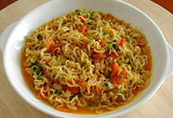 Chow Instant 2 Minutes Noodles - TOMATO Flavor with Seasonings (Pack of 5 Packs x 85g) So Delicious Meal ... HALAL