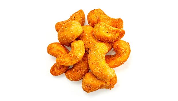 Yupik Nacho Cashews, 1 lb (16 oz), Kosher, Gluten-Free, Roasted Cashews with Vegan Cheese, Seasoned Nuts, Crunchy Savory Snack, Nacho Cheese Flavor