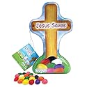 Scripture Candy, Jesus Saves! The Jelly Bean Prayer Cross Tin with Jelly Beans