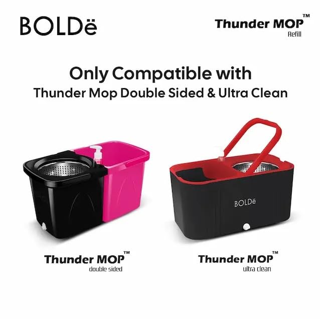 BOLDë Thunder MOP Microfiber Refill Mop 1 Pack