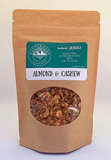 3 bags of Granola Gluten Free Vegan Low in Sugar with Almonds and Cashews sweetened with Coconut Sugar