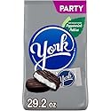 YORK Dark Chocolate Peppermint Patties, Candy Party Pack, 29.2 oz