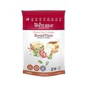 Extra White Gold Gluten Free Bread Flour Blend - Kosher, Vegan Recipe For Breads, Yeasted Pastries , Pizza, Focaccia - Wheat, Soy, Nut and Dairy Free - 1.1 Pound