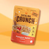 Catalina Crunch Protein Cereal | Sugar Free Breakfast Cereal with 11g of Protein | Gluten Free, Keto Friendly | Pumpkin Spice - 8 oz. Bag (Pack of 4)