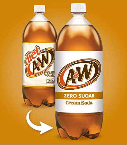 4 Pack Diet A&W Cream Soda - 2 Liters