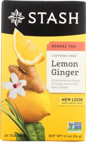 Stash Tea Lemon Ginger Tea (1 pack, 20 tea bags)