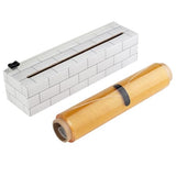 ChicWrap® Subway Tile Refillable 9” Plastic Wrap Dispenser - Includes One 9" x 250' Roll of Professional Grade Plastic Wrap - and Kosher Certified