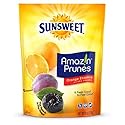 Sunsweet Amazin' Prunes Orange Essence - Prunes Pitted Unsweetened & Dried - Gluten Free, Vegan, Low Fat - Dietary Fiber & Natural Minerals - Dried