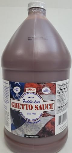 Freddie Lee's Gourmet Ghetto Sauce Spicy Gallon