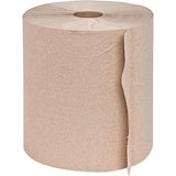 Genuine Joe Hardwound Roll Towels, Kraft, 7.9" x 600', 12 Count