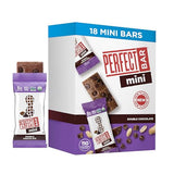 Perfect Bar Mini Protein Bars, Double Chocolate, Gluten Free, Made with Organic Honey, Peanut Butter, Cookie Dough Texture, Refrigerated, 24 Count