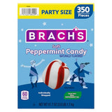 Brach's Soft Peppermint Candy, Individually Wrapped Pieces, 61.7 oz Carton (350 Pieces)