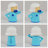 AUPLEX 5 PCS Angry Mama Microwave Cleaners & Cool Mama Fridge Odor Absorber, High temperature Steamer Cleaning Equipments, Refrigerator Moisture