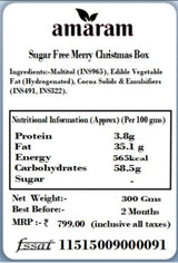 Christmas Gift Chocolates - Sugar Free Merry Christmas Box